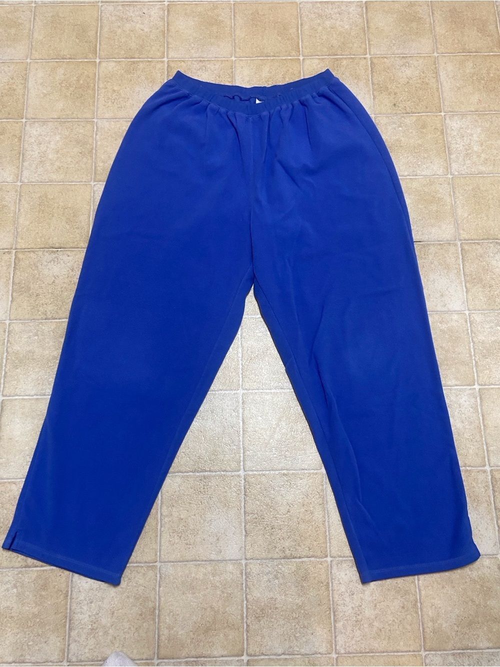 Blue Textured Fleece Sweatshirt with Crewneck xhilaration Size XXL 17 Unisex